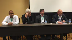 Panelists discuss cybersecurity during Schneider Electric's Innovation Days in Austin.