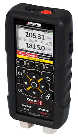 AMETEK STC’s intrinsically safe HPC50 provides laboratory accuracy in a versatile field instrument. AMETEK STC’s intrinsically safe HPC50 provides laboratory accuracy in a versatile field instrument.