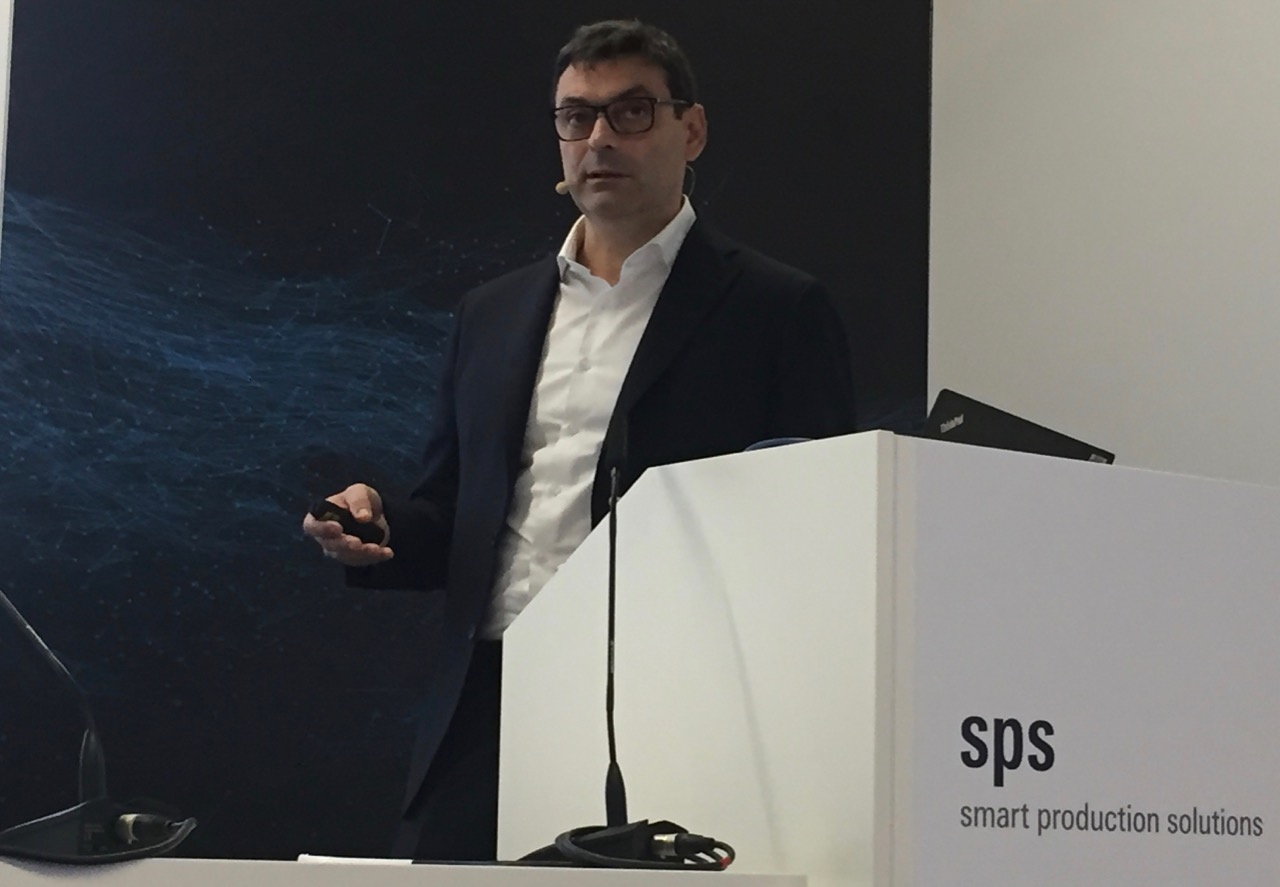 Sebastiano Di Filippo, senior director, business development for Qualcomm Technologies Europe at the SPS 2019 event.