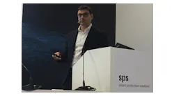 Sebastiano Di Filippo, senior director, business development for Qualcomm Technologies Europe at the SPS 2019 event.