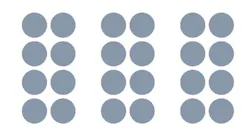 Symmetric elements are perceived as connected to each other with a certain harmony and give a feeling of order apart from distance. Symmetric elements are perceived as connected to each other with a certain harmony and give a feeling of order apart from distance.