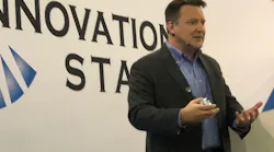 Tim Debus, president and CEO of the Reusable Packaging Association presenting at PACK EXPO East.
