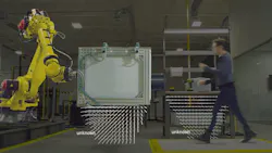 Veo Robotics' FreeMove system occlusion analysis. Source: Veo Robotics Veo Robotics' FreeMove system occlusion analysis. Source: Veo Robotics