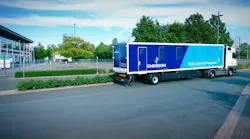 The Emerson Mobile Event Service Center will roll into a variety of European cities beginning November 4. The tour truck will feature an array of content-rich materials and videos highlighting the company’s advancements in digital transformation, machine safety and more. Image courtesy of Emerson.