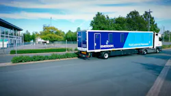 The Emerson Mobile Event Service Center will roll into a variety of European cities beginning November 4. The tour truck will feature an array of content-rich materials and videos highlighting the company’s advancements in digital transformation, machine safety and more. Image courtesy of Emerson. The Emerson Mobile Event Service Center will roll into a variety of European cities beginning November 4. The tour truck will feature an array of content-rich materials and videos highlighting the company’s advancements in digital transformation, machine safety and more. Image courtesy of Emerson.