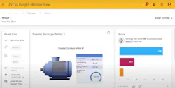 With Aveva Insights, users can see details showing the specific operating parameters that have been crossed by the motor, the consequences of motor failure to the line, and prescriptive actions he can take to solve the issue. With Aveva Insights, users can see details showing the specific operating parameters that have been crossed by the motor, the consequences of motor failure to the line, and prescriptive actions he can take to solve the issue.