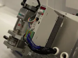 The BLE2 motor/drive system features a mini-USB port to connect to a computer for parameter changes using Oriental Motor’s free MEXE02 software. The BLE2 motor/drive system features a mini-USB port to connect to a computer for parameter changes using Oriental Motor’s free MEXE02 software.