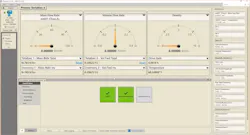 Emerson's ProLink III software allows operators to monitor meter process variables including mass flow rate, volume flow rate, and density from a remote tablet. Emerson's ProLink III software allows operators to monitor meter process variables including mass flow rate, volume flow rate, and density from a remote tablet.