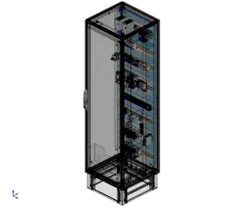The three-dimensional control cabinet design with Eplan Pro Panel is already being used at some locations. All locations will be working with it in the future. The three-dimensional control cabinet design with Eplan Pro Panel is already being used at some locations. All locations will be working with it in the future.