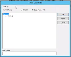 Figure 3 – Timer filters. Figure 3 – Timer filters.