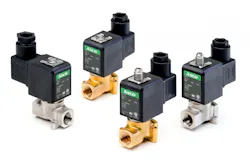 The ASCO Series 256/356 solenoid valves set a new benchmark for fluid control performance by reducing the overall footprint and power consumption while increasing pressure ratings. The ASCO Series 256/356 solenoid valves set a new benchmark for fluid control performance by reducing the overall footprint and power consumption while increasing pressure ratings.