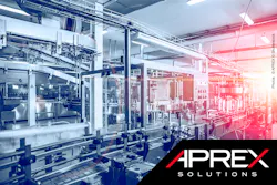 The APREX inspection system checks plastic caps for defects running at high speed on a production line. The APREX inspection system checks plastic caps for defects running at high speed on a production line.