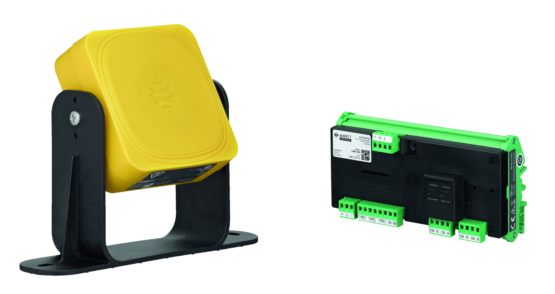 Figure 1: The LBK safety radar system enables reliable 3D area monitoring in hash environments.