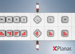 XPlanar mover tiles can now rotate 360 degrees with a frequency of up to 10 Hz. XPlanar mover tiles can now rotate 360 degrees with a frequency of up to 10 Hz.