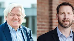 Hans Beckhoff, managing director and founder of Beckhoff Automation (left), and Kevin Barker, president of Beckhoff USA.