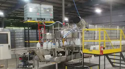 A rotary filler/capper unit at Emerald 66.