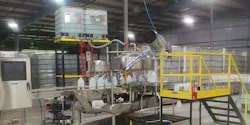 A rotary filler/capper unit at Emerald 66. A rotary filler/capper unit at Emerald 66.