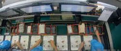 Pose detection on an electronics manufacturing line can help increase productivity, as well as improve order, quantity, and line balance. Pose detection on an electronics manufacturing line can help increase productivity, as well as improve order, quantity, and line balance.