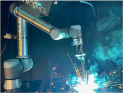Hirebotics' Cobot Welder. Hirebotics' Cobot Welder.