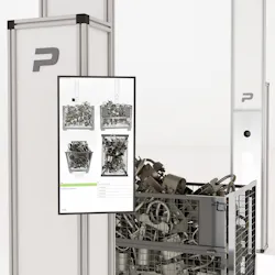 Each container taken from four sides is displayed in real time on the monitor. Each container taken from four sides is displayed in real time on the monitor.