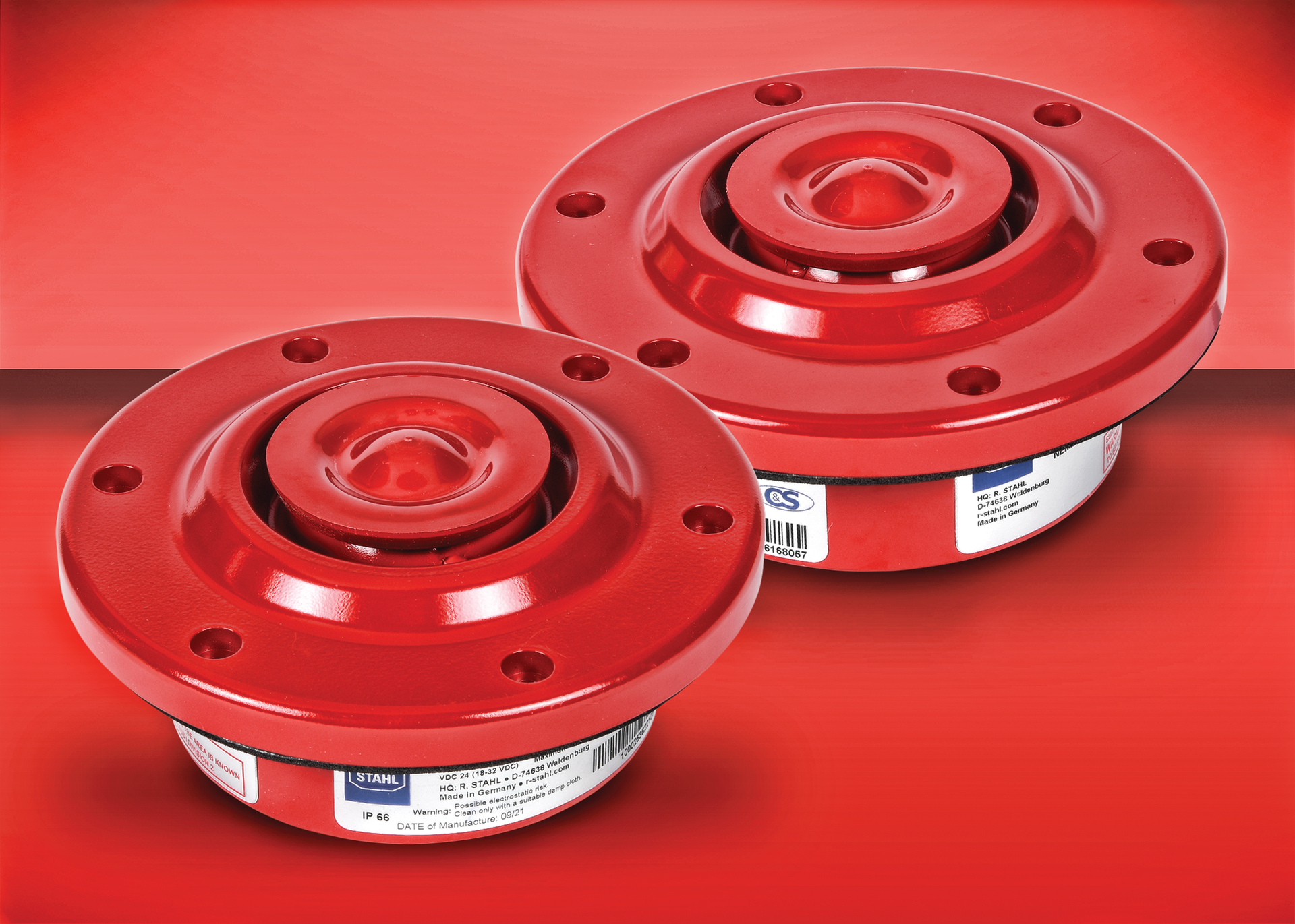 Stahl Alarm Buzzers 5x7