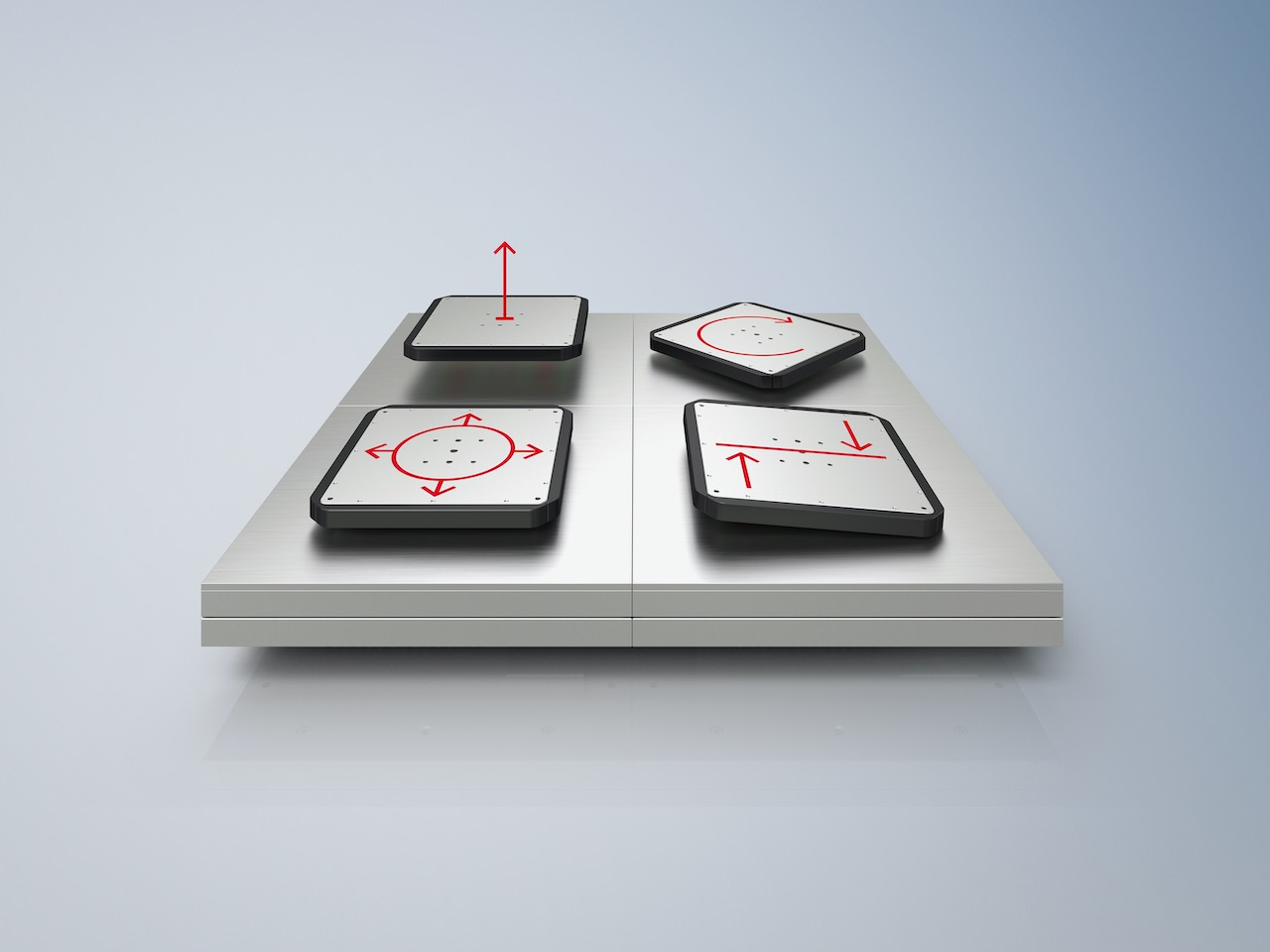 'On the surface of the tile, there are a lot of very flat coils; and that's where the name XPlanar comes from. By generating electromagnetic fields, the coils float and propel the mover above the surface. And then, by varying these electromagnetic fields, we&rsquo;re able create free 2D motion, which allows for six degrees of freedom, enabling the mover to travel in any direction we want.&rdquo; &mdash; Jeff Johnson, Beckhoff Automation