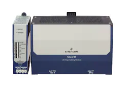 CAPTION: The SolaHD SDU DC-B UPS is an ideal power backup solution because of its wide temperature range, field-replaceable batteries and battery health checks. It can withstand operating temperatures up to +50° C (122° F) without failure in case an air conditioning system or fan is not producing sufficient cooling. Field-replaceable batteries enable fast swap outs to minimize downtime while the battery LED status light on the UPS gives engineers preventive warnings of a future power problem. CAPTION: The SolaHD SDU DC-B UPS is an ideal power backup solution because of its wide temperature range, field-replaceable batteries and battery health checks. It can withstand operating temperatures up to +50° C (122° F) without failure in case an air conditioning system or fan is not producing sufficient cooling. Field-replaceable batteries enable fast swap outs to minimize downtime while the battery LED status light on the UPS gives engineers preventive warnings of a future power problem.