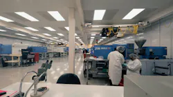 Trademark Plastics Inc. cross-trains machine operators to be the first line of quality by inspecting parts beside the molding machine. Trademark Plastics Inc. cross-trains machine operators to be the first line of quality by inspecting parts beside the molding machine.