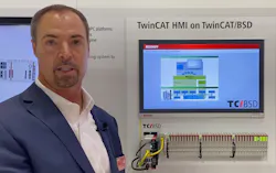 Doug Schuchart, global intralogistics industry manager at Beckhoff, explains the TwinCAT/BSD Hypervisor technology. Doug Schuchart, global intralogistics industry manager at Beckhoff, explains the TwinCAT/BSD Hypervisor technology.