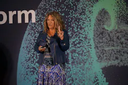 Brenda Discher, senior vice president of business strategy and marketing, Siemens Digital Industries Software, at the Siemens Media and Analyst event in Detroit, April 2022. Brenda Discher, senior vice president of business strategy and marketing, Siemens Digital Industries Software, at the Siemens Media and Analyst event in Detroit, April 2022.