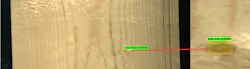 Astrocyte locates and identifies small knots (30x10 pixels) on wood planks using tiling on images Astrocyte locates and identifies small knots (30x10 pixels) on wood planks using tiling on images
