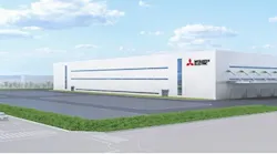 Representation of Mitsubishi Electric Nagoya Work’s new factory in Owariasahi City (CG illustration)