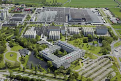 Aerial view of the Heineken brewery in Zoeterwoude, The Netherlands. Aerial view of the Heineken brewery in Zoeterwoude, The Netherlands.