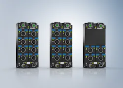 The new EPX EtherCAT I/O series from Beckhoff initially includes three IP67-rated modules for direct connection of intrinsically safe field devices. The new EPX EtherCAT I/O series from Beckhoff initially includes three IP67-rated modules for direct connection of intrinsically safe field devices.
