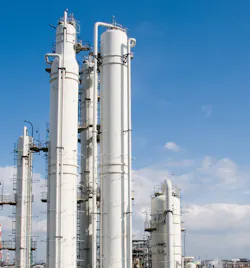 Distillation column at JSR plant. Distillation column at JSR plant.
