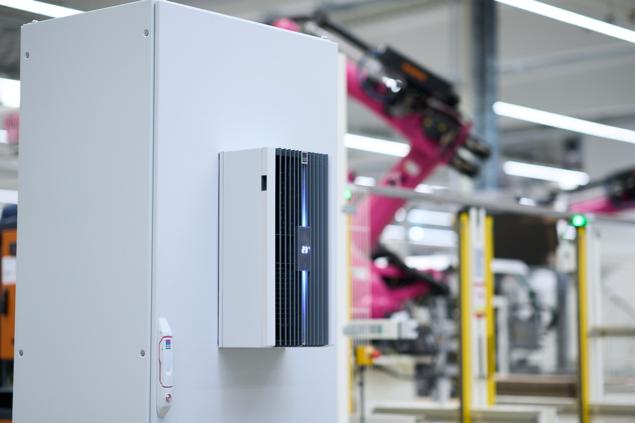 Rittal&rsquo;s new Blue e+ S series uses a refrigerant with a global warming potential that is 56% lower than those used in comparable cooling units.