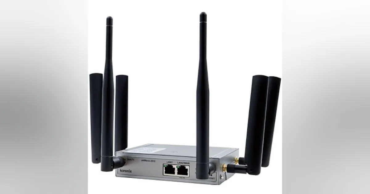 Korenix Industrial Cellular Router | Automation World