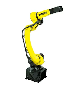 Fanuc's M-10iD/12 is a high-speed, high-payload robot for food industry applications. Fanuc's M-10iD/12 is a high-speed, high-payload robot for food industry applications.