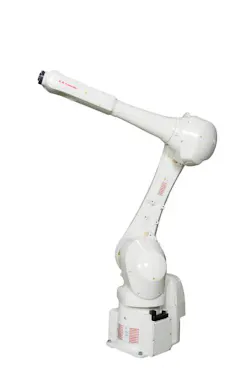 Kawasaki Robotics RS013N general purpose robot has a 13kg payload, 1460mm reach, and IP67 design. Kawasaki Robotics RS013N general purpose robot has a 13kg payload, 1460mm reach, and IP67 design.