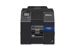 Epson’s ColorWorks CW-C6000P on-demand industrial label printer. Epson’s ColorWorks CW-C6000P on-demand industrial label printer.