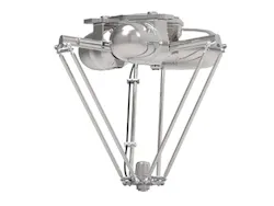 The DR-3iB/6 robot is Fanuc’s stainless steel food-grade delta robot that is resistant to chemicals and the high pressure and temperatures required in wash down environments. The DR-3iB/6 robot is Fanuc’s stainless steel food-grade delta robot that is resistant to chemicals and the high pressure and temperatures required in wash down environments.