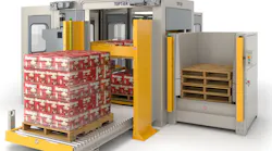 TopTier’s low-infeed mechanical palletizer.