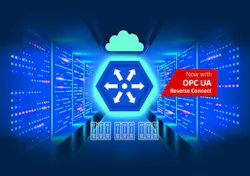 OPC UA Reverse Connect enables secure communication between OPC UA components that are separated by firewalls. Source: Softing Industrial OPC UA Reverse Connect enables secure communication between OPC UA components that are separated by firewalls. Source: Softing Industrial