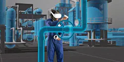 The updated version of Honeywell’s IFS-R120 teams virtual and mixed reality with a digital twin to simulate real-life industrial events. Source: Honeywell The updated version of Honeywell’s IFS-R120 teams virtual and mixed reality with a digital twin to simulate real-life industrial events. Source: Honeywell