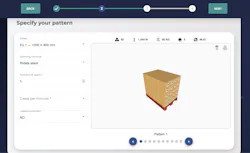 Configuring palletizing details in Rocketfarm's Pally software. Configuring palletizing details in Rocketfarm's Pally software.