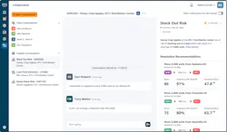A key component of the AWS Supply Chain app is its ability to enable collaboration among users to optimize supply chain operations. A key component of the AWS Supply Chain app is its ability to enable collaboration among users to optimize supply chain operations.