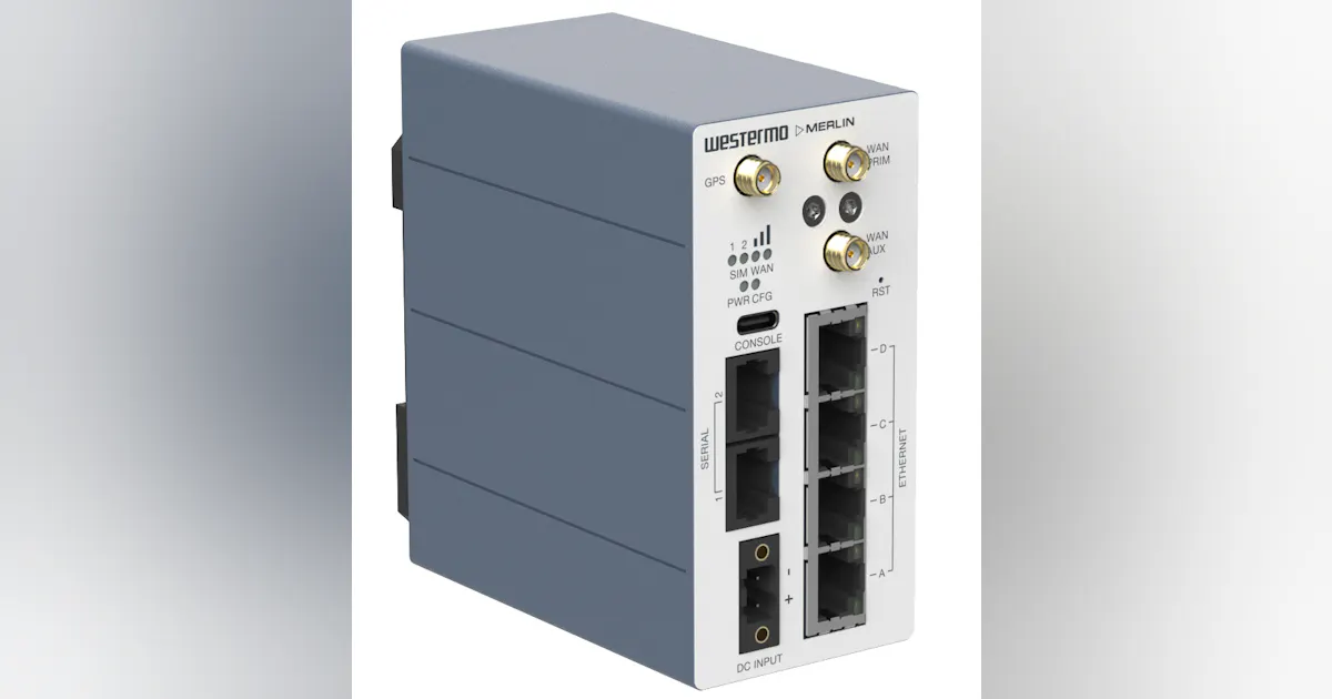 Merlin Rugged LTE Cat 4 Industrial Wireless Routers | Automation World