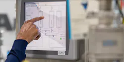 Rockwell Automation's FactoryTalk Machine Edition HMI. Rockwell Automation's FactoryTalk Machine Edition HMI.