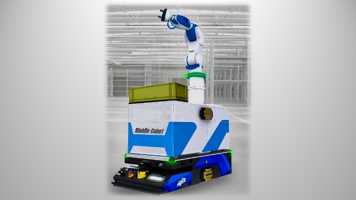 Rendering of the new Comau mobile robot under development.