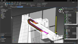 Energy chain design in Eplan’s Harness proD software. Energy chain design in Eplan’s Harness proD software.